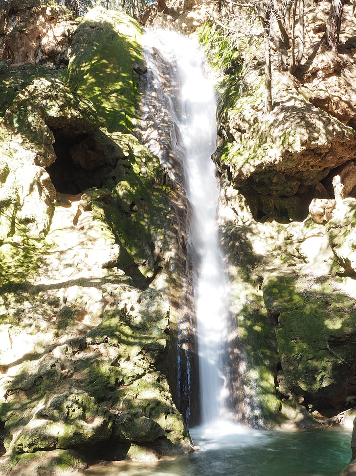 salt des freu, waterfall, bach, mallorca, valley of orient, gorge, orient
