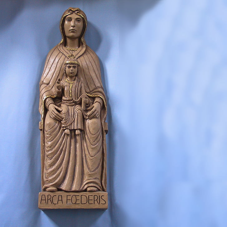 Maria, Mary statuen, mor, ikon, kristendom, katolisisme