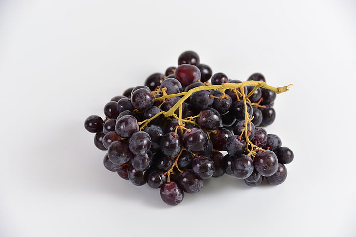 Raisins noirs, puissance, fruits, manger, une alimentation saine, alimentation saine, alimentaire