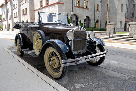 maşină de epocă, clasic auto, transport, Antique, restaurat, auto, Chrome