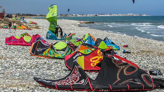 Kypros, Kiti, kite, Surf, sport, sjøen, utstyr