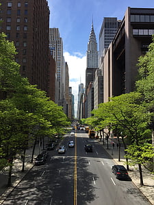 NewYork, Manhattan, verde, new york city, Statele Unite ale Americii, Manhattan - New York City, zgârie-nori