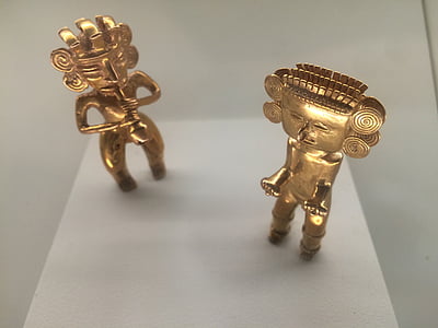 ゴールド, 数字, インカ, コスタリカ, 博物館, 文化, 遺産