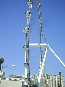 Ferris kotač, veliki kotač, LINQ, Las vegas, Nevada, grad, Hotel