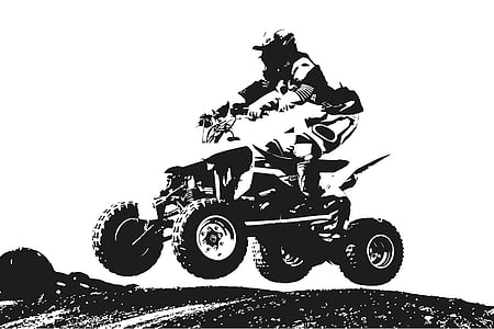 deporte, dirtbike, motos, Motorsport, carreras, blanco y negro, acción