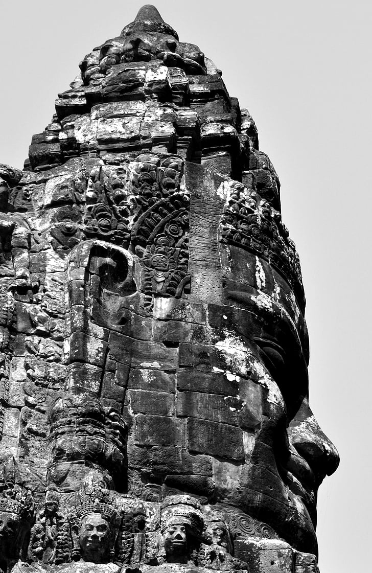 Angkor, templet, Kambodja, Hinduism, Khmer, tempel komplex, historia