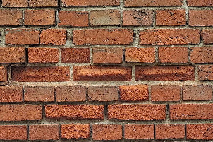 wall, old, bricks, break up, old brick wall, stone wall, masonry