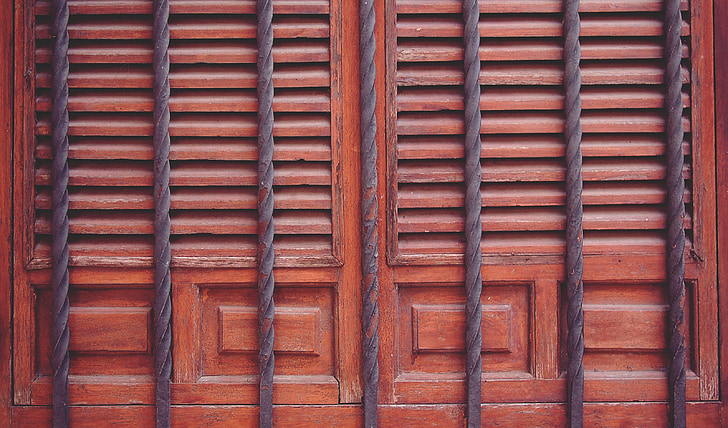 Tür, Eingang, Bars, Holz