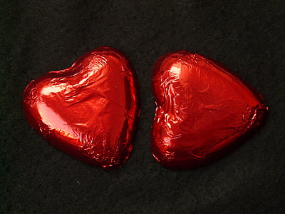 szív, szerelem, piros, márka, csomagolt, herzchen, romantika
