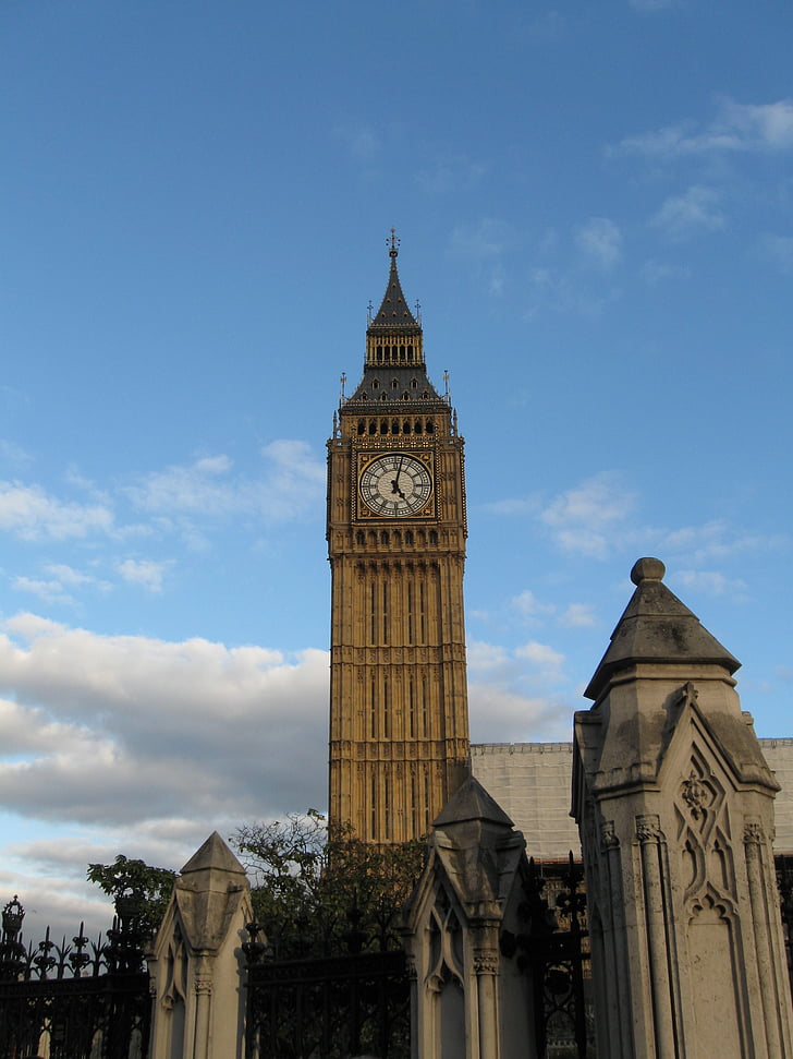 hodiny, věž, Londýn, Británie, historické, Památky, big ben