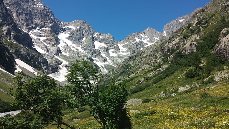 bergen, landskap, Alperna