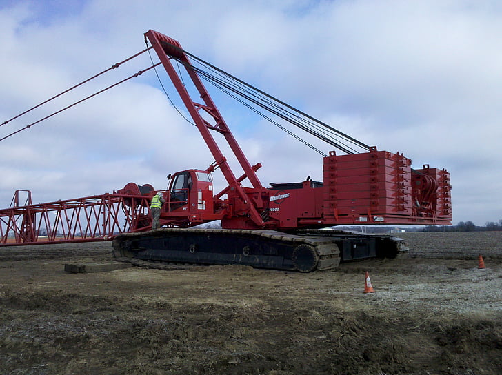 crane, industry, construction, worker, equipment