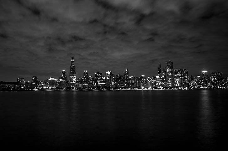 Chicago, byen, arkitektur, Urban, Illinois, bybildet, bygge