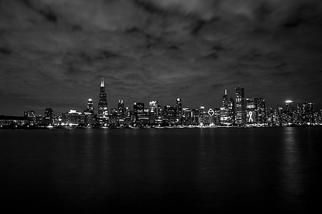 Chicago, cidade, arquitetura, urbana, Illinois, paisagem urbana, edifício