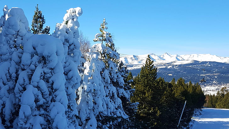 ски станция, Cambre d'aze, планински, Ски, екстремни, дейност, жизнена