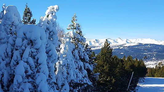 χιονοδρομικό κέντρο, Cambre d'aze, βουνό, σκι, ακραιο, δραστηριότητα, ζωντανή