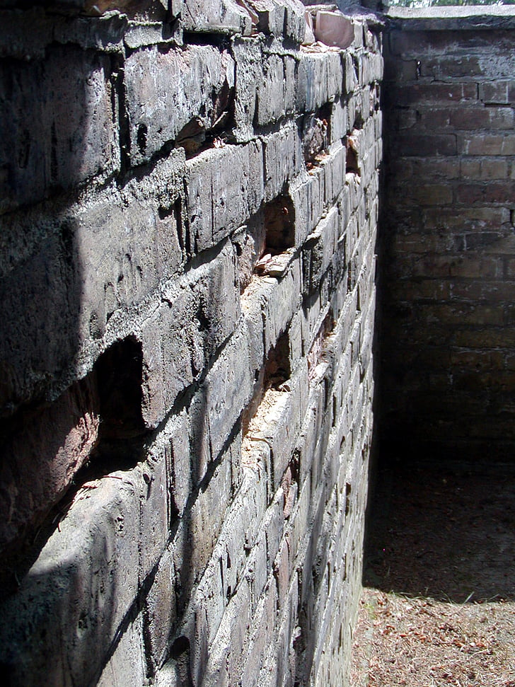 τοίχου, παλιά, τούβλο, τοίχο από τούβλα, θλίψη, χρόνος