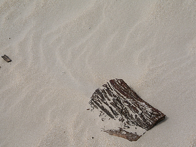Kien hout, zand patroon, strand, zand rimpelingen, wind patroon, textuur