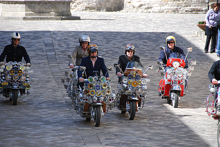 motocikli, lapsene, Lambretta, San leo, Moto