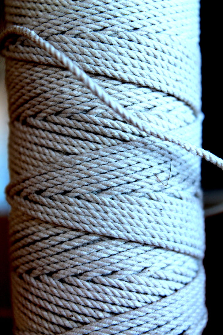 thread, spool, spago, cucire, canapa, corda, Close-up