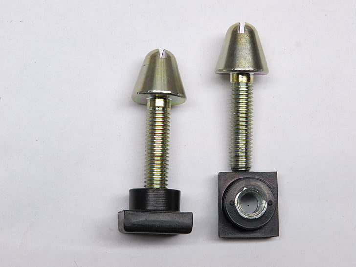 screw, bolt, nut, locking pin