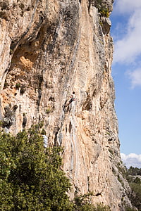 cliffs, escalation, sport, mallorca