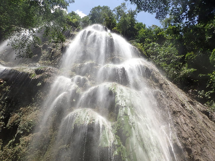 Wodospad, Oslob, Filipiny, Falls, Cebu