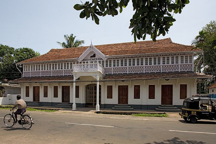 Kerala, l'Índia, casa, portuguès, arquitectura