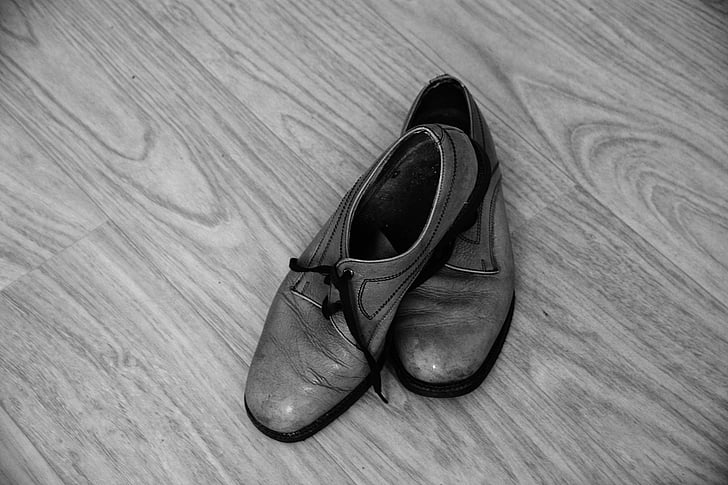 sabates, cuir, peus, mercat, Cordons, no, reparació de calçat