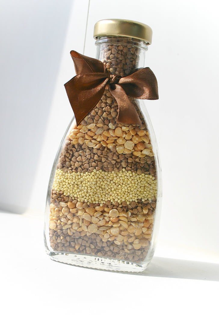 hand made, bottle, glass, clearance, decorative, food, seed