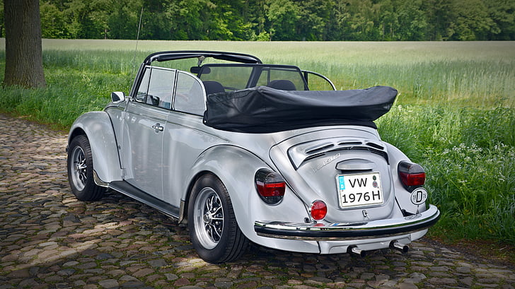 oldtimer, vw, vw beetle, convertible, classic, volkswagen, old