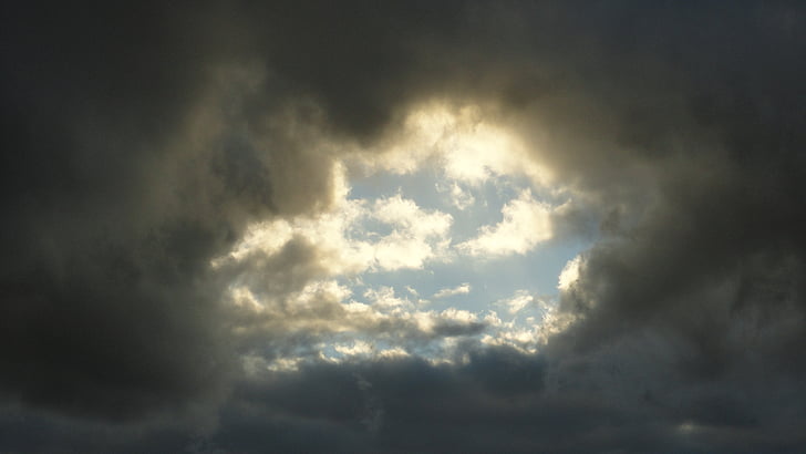 clouds, blue, sky