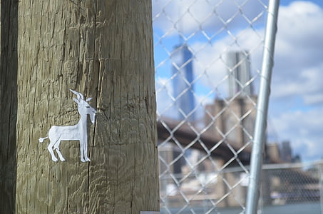 уличното изкуство, Ню Йорк, Ню Йорк, коза