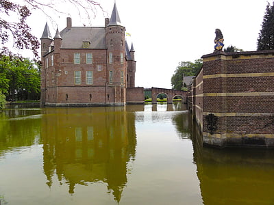 Paesi Bassi, Castello, edifici, architettura, punto di riferimento, storico, cielo