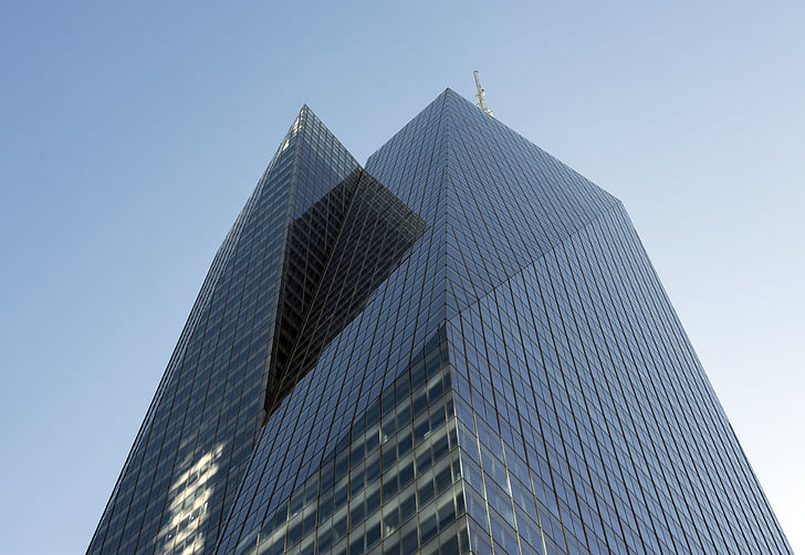 gebouw, wolkenkrabber, NYC, New york, stad, Corporate, financiële
