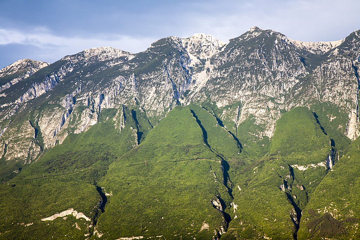 vessant de la muntanya, Garda, muntanyes, bosc, Itàlia, Llac, veure