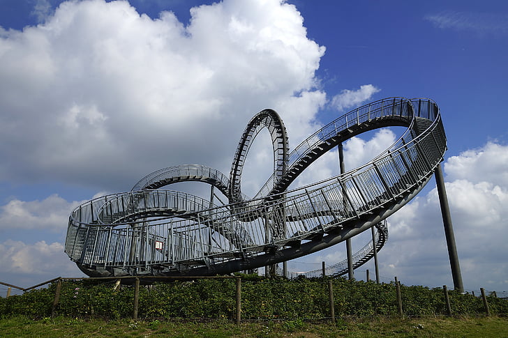 tiger and turtle, ruhr area, duisburg, looping, outdoors