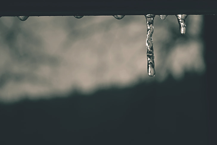 winter, icicle, ice, water, nature