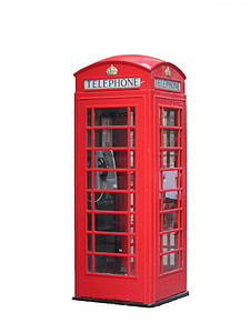 telephone, box, public, booth, kiosk, red, call