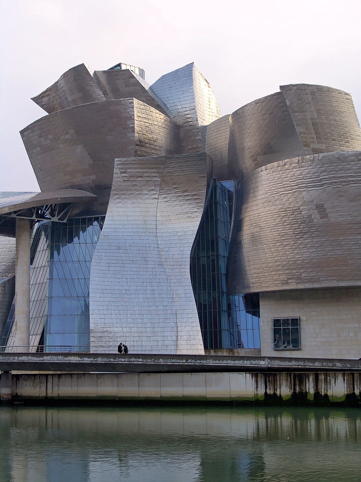 Bilbao, Guggenheim, Museum, perjalanan, arsitektur, perjalanan, Landmark