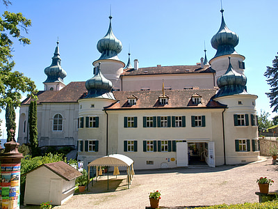 artstetten pöbring, 성, 궁전, 건물, 역사적인, 기념비, 문화 유산