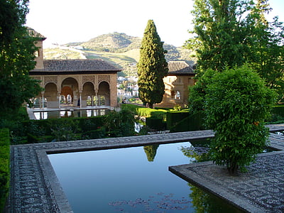 Andaluzija, Alhambra, Španija, Granada, arhitektura, mavrska, svetovne dediščine