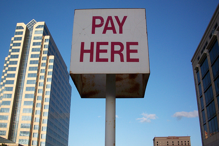 pay here, sign, texas, parking, downtown, austin, pay