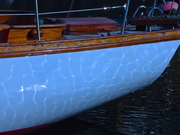 sailboat, keel, reflection, nautical Vessel, transportation