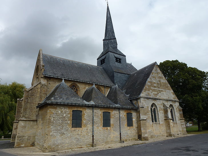 Amagne, Ardennen, Saint-martin, kerk, historische, religieuze, gebouw
