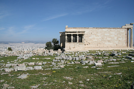 Athena, Yunani, Acropolis, Landmark, budaya, reruntuhan, lama