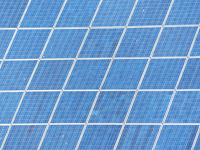 celle solari, energia, corrente, basso impatto ambientale, generazione di energia, blu, silicio