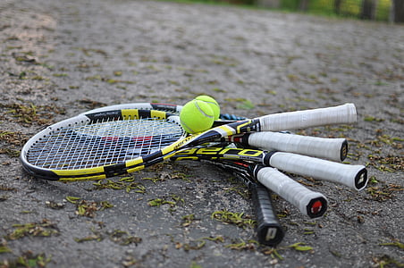 tênis, raquete, esportes, bolas, equipamentos