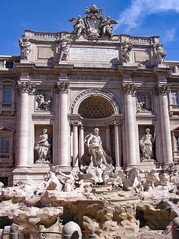 Řím, Itálie, Evropa, Fontána, Římané, kultura, zajímavá místa
