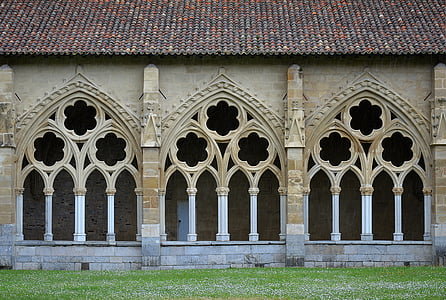 arkas, ornament, arhitektūra, ēka, Sainte-marie katedrāle bayonne, Francija, vecais
